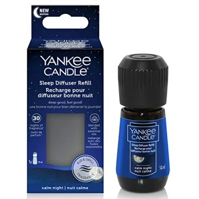 Bild av Yankee Candle Sleep Diffuser Refill Calm Night elektrisk doftspridare påfyllning upp till 30 nätters doft