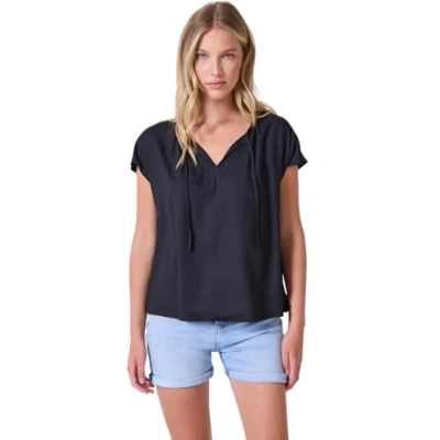Bild av Street One Studio MIT Raffung Blus, Storlek: 42, Blau