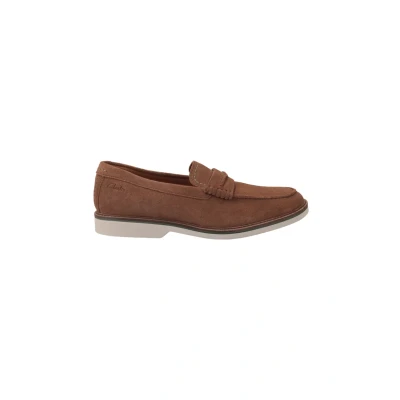 Bild av Clarks herr Atticus LTSlip Loafer platt, Cola Suede, 7,5 UK, mocka, 41.5 EU