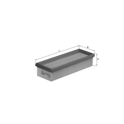 Bild av MAHLE ORIGINAL LX 454 Filtre à air 49,8 86 232,0 Cartouche filtrante FIAT: Uno 3/5 portes, Tipo LANCIA: DELTA 2, Dedra Berline