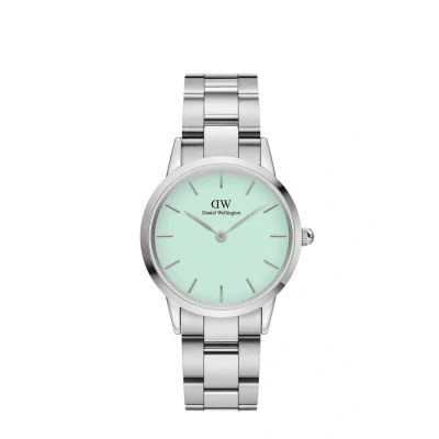 Bild av Daniel Wellington Iconic LINK MINT Pastel Klocka silvercoloured, Storlek: 28, Silver coloured