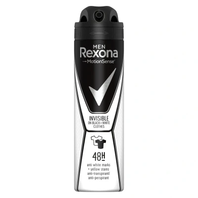 Bild av Rexona Men Deo Spray Invisible Black &amp; White 150 ml
