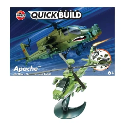 Bild av Airfix Apache Helicopter, Helikoptermodell, Monteringssats, Apache, 37 styck, 5 År, Militärflygplan