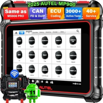 Bild av Autel MaxiPRO MP900, CAN FD &amp; DOIP, 2024 Nyaste MS906BT DS900 MS906 DS808S MP808S DS808, Bi Directional Pro ECU Kodningsverktyg som MK906 Pro, 40+ Tjänster, WiFi Utskrift