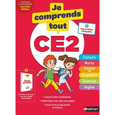 Bild av Je comprends tout CE2 en un (cours + exercices) pour réviser le programme du dans toutes les matières