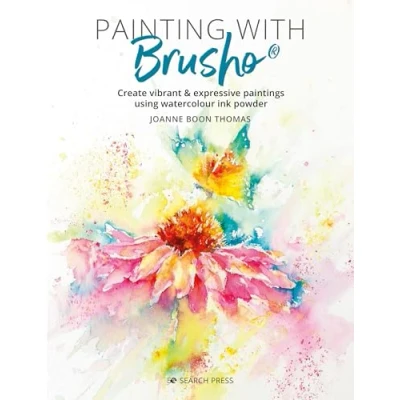 Bild av Painting with Brusho: Create Vibrant &amp; Expressive Paintings Using Watercolour Ink Powder