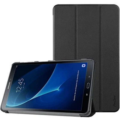 Bild av ProCase fodral för Galaxy Tab A 10.1 2016 SM T580 T585, smalt smart skyddsfodral 10,1 tum svart