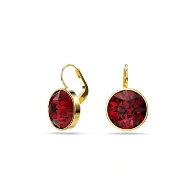 Bild av Swarovski Bella DROP Round CUT Örhänge, Storlek: One Size, Red