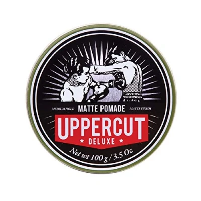 Bild av Uppercut Deluxe Matte Pomade Hair Styling Product For Men With A Medium Hold, No Shine Water Based Easy Wash Out, Residue 100g