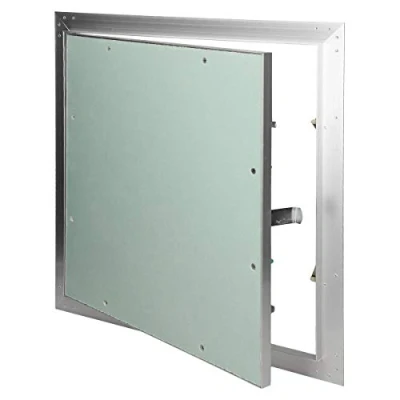 Bild av ECD Germany Tillgångspanel Tillgångsdörr Gk insats 600x600 Mm Gipsskiva 12,5 Aluminiumram Tillgång Underhållsdörr Rengöringslucka Underhållsöppning Lämplig För Fuktiga Utrymmen Torr Konstruktion