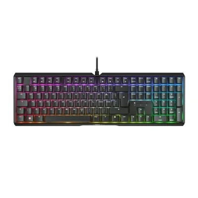 Bild av CHERRY XTRFY MX 3.1, Mekaniskt Gaming Tangentbord, Pan Nordisk Layout (QWERTY), RGB Belysning, Aluminiumfodral, USB A Port, MX2A RED Brytare, Svart