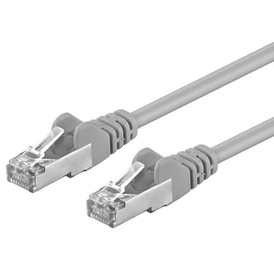 Bild av PremiumCord nätverkskabel, Ethernet, LAN &amp; Patch kabel CAT6a S FTP PIMF skärm, RJ45, LSOH, AWG 26/7, kopparkabel 100% Cu, grå, 7 m