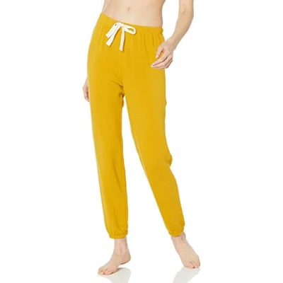 Bild av Amazon Essentials kvinnors lättvikt lounge terry joggingbyxor (finns i plusstorlek), mörkgul, medium