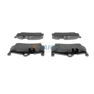 Bild av VAICO V45 0024 Jeu de plaquettes frein Q+, Première Monte Essieu arrière contact signal d&#039;usure exclu, préparé pour indicateur