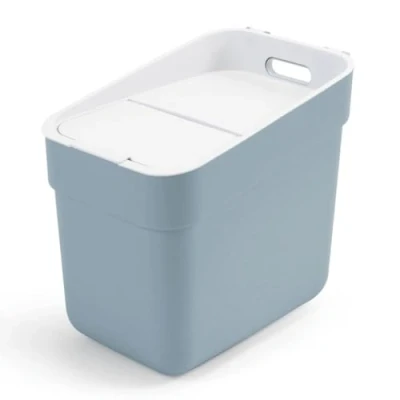 Bild av Curver Keter Ready To Collect, 20 liter, differentierad samling, med vägghållare, perfekt kök, 100% återvunnen, grå