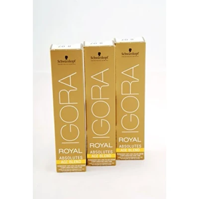 Bild av Schwarzkopf IGORA Royal Absolutes Permanent Anti Age Color Cream 4 70 medelbrun koppar natur, 1 pack (1 x 60 ml)