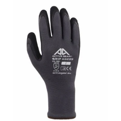 Bild av PROFITOOL 0XREK0238/XL Skyddshandske svart, grå Nitril, Polyester XL