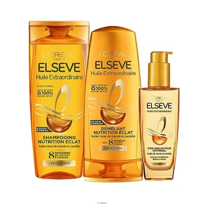 Bild av L&#039;Oréal Paris Elsève Extraordinär olja torrt hår rutin