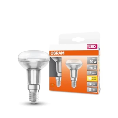 Bild av Osram LED Star R50 reflektorlampa, bas: E14, (2 glödlampor) varm vit, 2700 K, 2,6 W, 210 lm