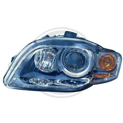 Bild av DIEDERICHS 1017182 Phares D1S, D1S/H7, H7 jaune pour circulation à droite sans accessoires avec commande correcteur de site projecteur