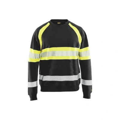 Bild av TRÖJA 3359 1158 VARSEL SVART/VARSELGUL 6XL Beijerbygg Byggmaterial