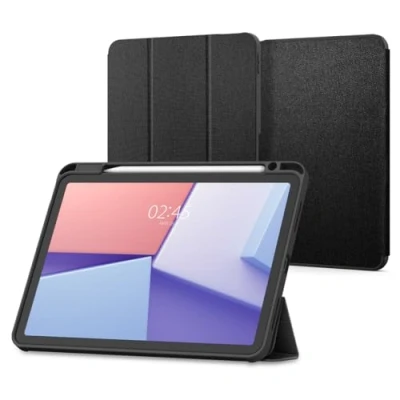 Bild av Spigen Urban Fit Fodral Kompatibel med iPad Air 6:e M2 (2024) / 5:e(2022) 4:e Generation (2020) 11 och 10,9 Tum Case Svart
