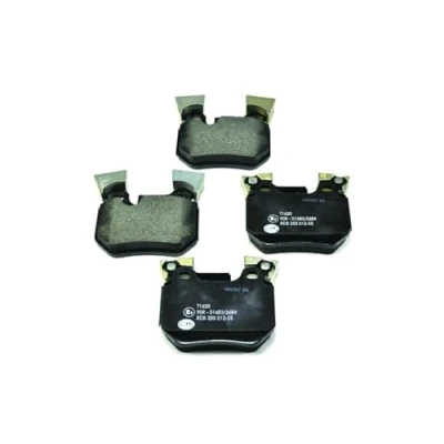 Bild av HELLA 8DB 355 012 551 Jeu de plaquettes frein préparé pour indicateur d&#039;usure avec masses d&#039;équilibrage BMW: 1 Coupe, Cabriolet
