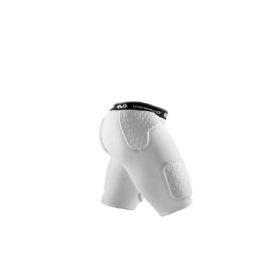 Bild av Mcdavid unisex vuxen Hex Thudd basketshorts, vit, XXL