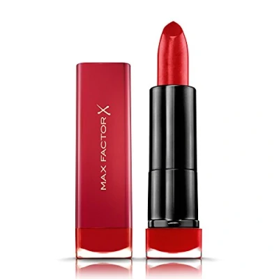Bild av Max Factor Marilyn Monroe Ruby Red läppstift i klassisk röd för varje hy långvarigt, fuktgivande, rött med stark täckning