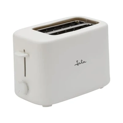 Bild av JATA JETT1048 brödrost 2 fack extra breda brödrostar. 6 rostningsnivåer. Skyddslock. Smulbricka. Automatisk brödcentrering. 750 W. Enkel rengöring. avstängning