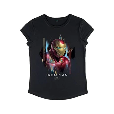 Bild av Marvel AVENGERS: Endgame Ironman Portrait Tshirt med print, Storlek: Large, Black