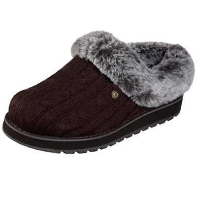 Bild av Skechers Minnessaker för kvinnor, isängel, toffel, Choklad, 40 EU