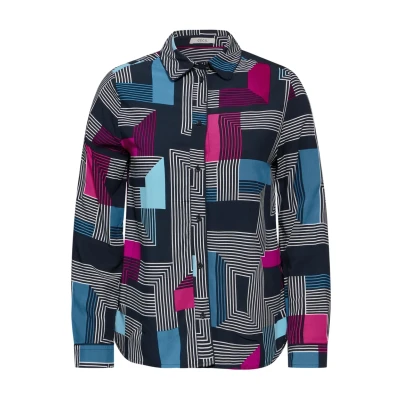 Bild av CECIL Tryckt blus, Djup bensin, XL