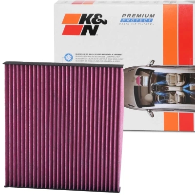 Bild av K&amp;N Filters DVF5057 Kupéfilter aktivtkolfilter 232mm 30mm kvadratisk FORD: Ranger Mk3, MAZDA: BT 50 Pick up