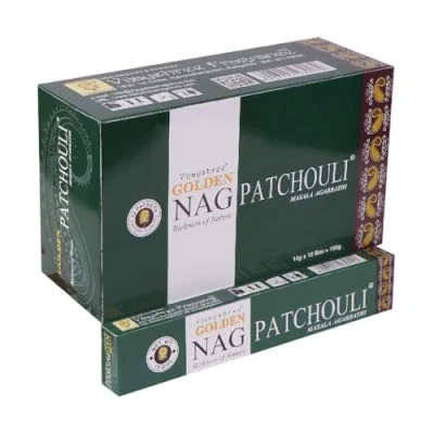 Bild av Ancient Wisdom 15 g Golden Nag Pathouli rökelse