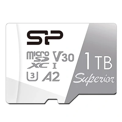 Bild av Silicon Power 1 TB Superior Micro SDXC UHS I (U3), V30 4K A2, MicroSD kort med hög hastighet, kompatibel Nintendo Switch