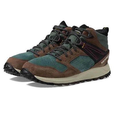 Bild av Merrell mäns Wildwood Mid LTR Wp Sneaker, Skog, 46.5 EU