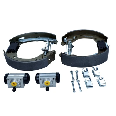 Bild av MAXGEAR 19 5670KIT Bromsbackar 203mm 38mm Lockheed System med tillbehör, hjulbromscylinder automatisk justering NISSAN: Micra C+C 3, Note I