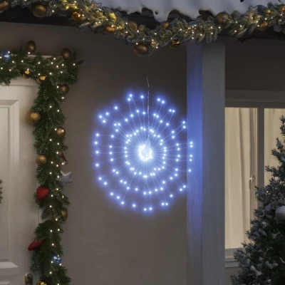 Bild av VidaXl Julbelysning 8 St 140 Led Kallvit 17 Cm