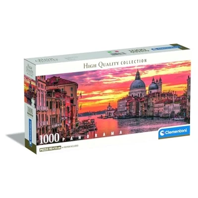 Bild av Clementoni Pussel Panorama The Grand Canal 1000 Bitar För Vuxnas 14 99 år, 39878