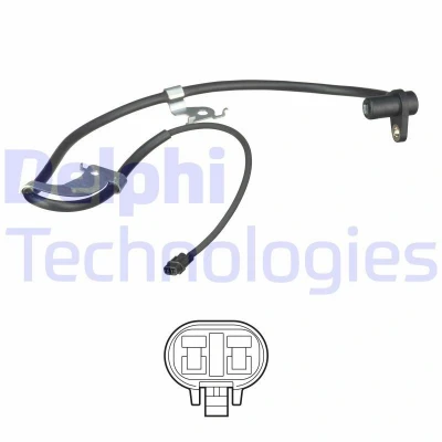 Bild av DELPHI SS20632 Capteur ABS passif 855