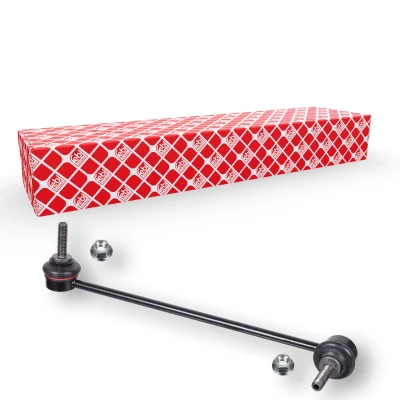 Bild av FEBI BILSTEIN 104618 Biellette de barre stabilisatrice Essieu avant droit 299 M10 x 1,5 avec écrou autobloquant, sans embout conique Acier