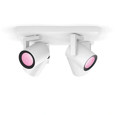 Bild av Philips Hue White and Color Ambiance Argenta spotlight LED x 4 GU10 totalt: 22.8 W klass A+ 16 miljoner färger vit