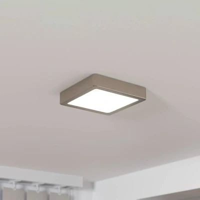 Bild av EGLO LED panel för utanpåliggande montering Fueva 5 IP20 830 nickel 16x16cm