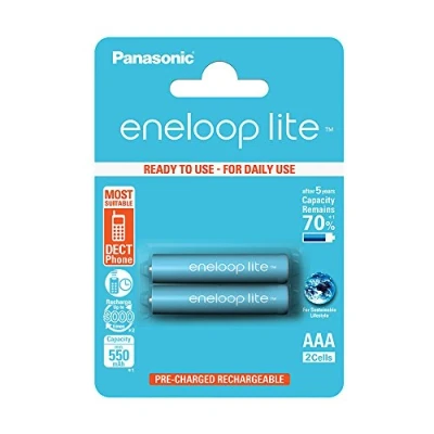 Bild av Panasonic eneloop lite BK 4LCCE batteri AAA