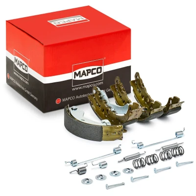 Bild av MAPCO 8032/1 Bromssats, trumbroms Bakaxel med tillbehör FIAT: Panda II Hatchback