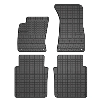 Bild av FROGUM 401594 Ensemble de tapis sol Caoutchouc avant et arrière 4 noir Sur mesure