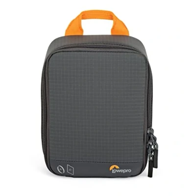 Bild av Lowepro GearUp filterpåse 100, kamerafodral för filter, filterfodral med 10 arkfilter, 2 runda filterfäste, repfri korthylsa, tillverkad återvunna tyger, grå