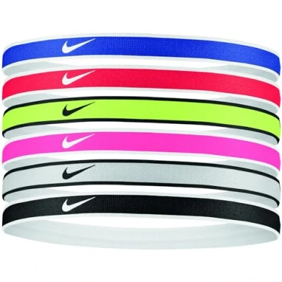 Bild av Nike Performance Sport Headbands 6 PACK Övriga accessoarer, Storlek: One Size, University red/game royal/volt