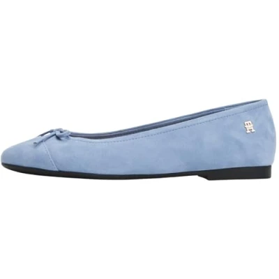Bild av Tommy Hilfiger Ballerinaskor, Storlek: 38, Brisk blue Mocka